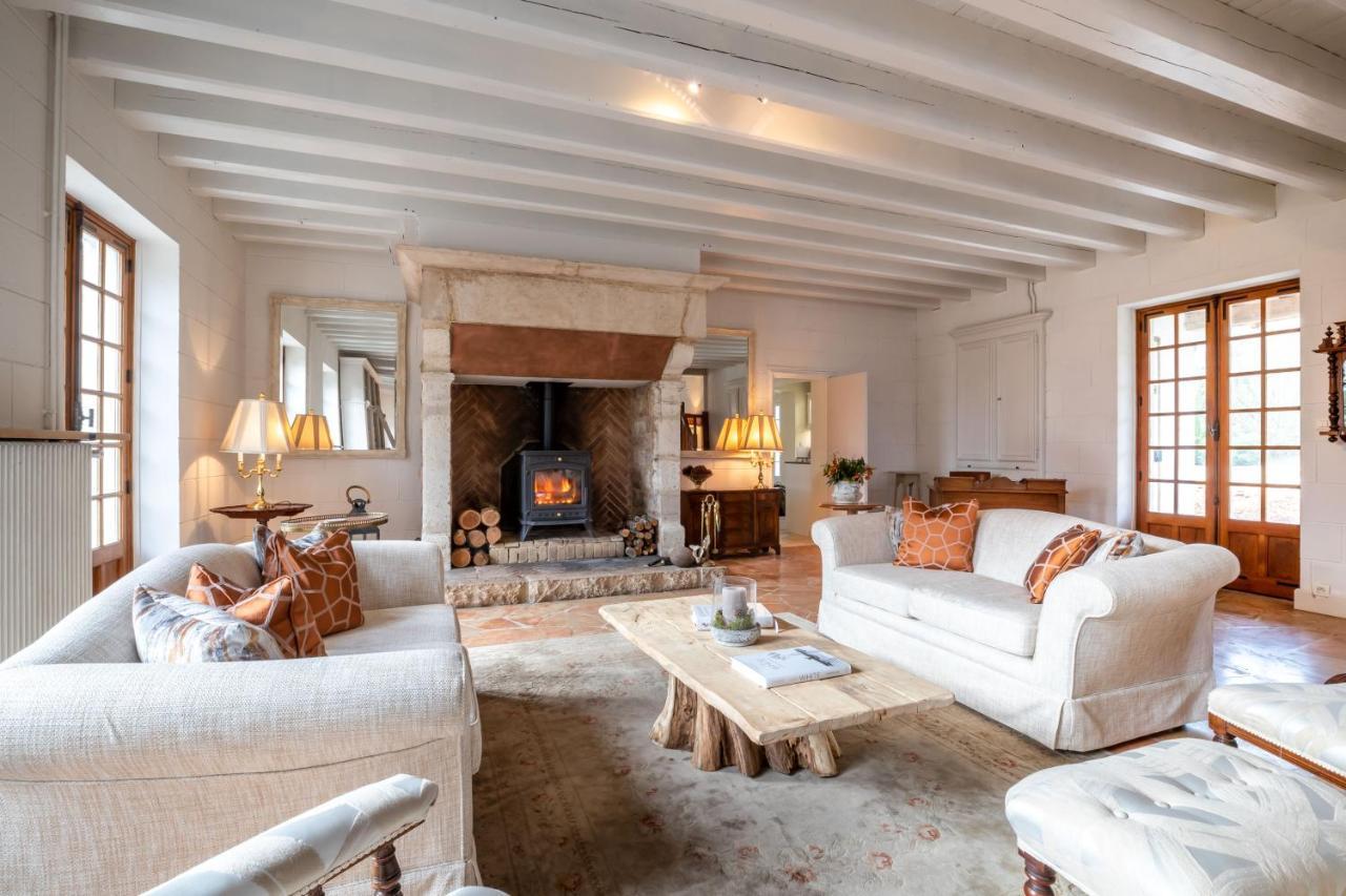 Bed and Breakfast Domaine De L'Oiseau Gergy Exterior foto